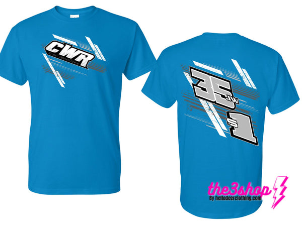 Casey Woken YOUTH & TODDLER Tees - CWR/both numbers BW