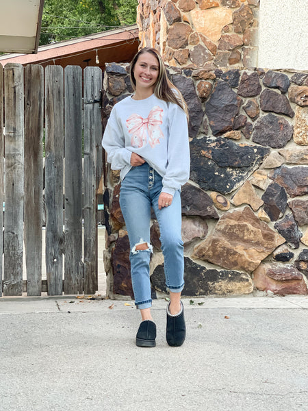 Ghosty Bow Sweatshirt