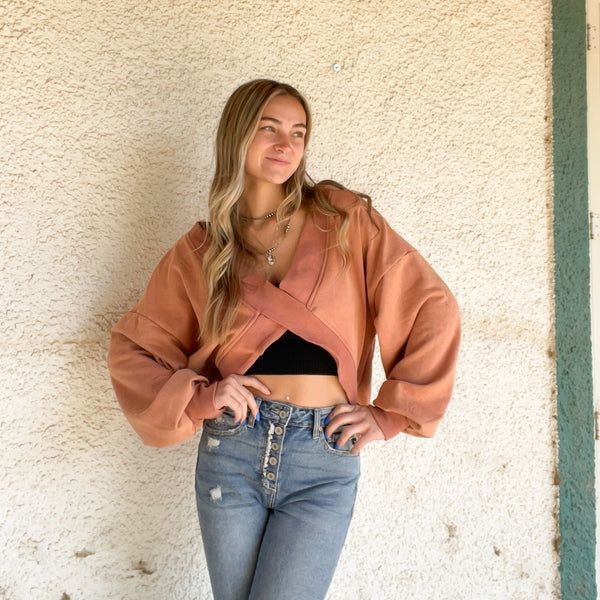 Daydreamer Reversible Sweatshirt - Terracotta