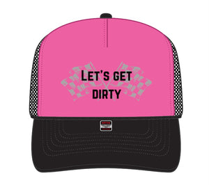 Let’s Get Dirty HAT HotPink & Black (Shipping March 22nd)