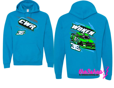 Casey Woken Back Car Design - Tees/SS/Hoodie