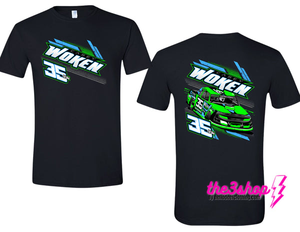 Casey Woken Back Car Design - Tees/SS/Hoodie
