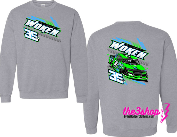 Casey Woken Back Car Design - Tees/SS/Hoodie