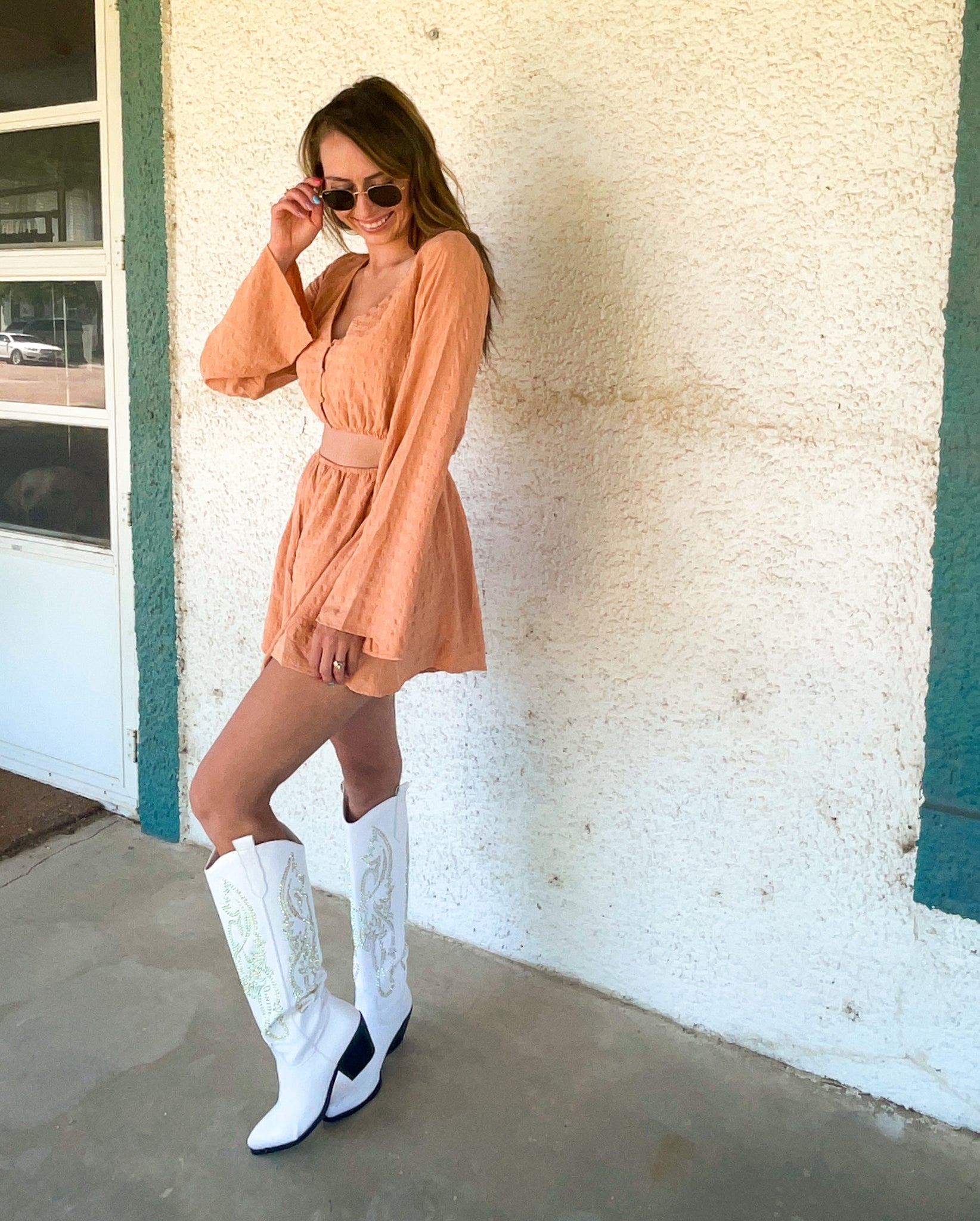 Dusty Sunset Romper